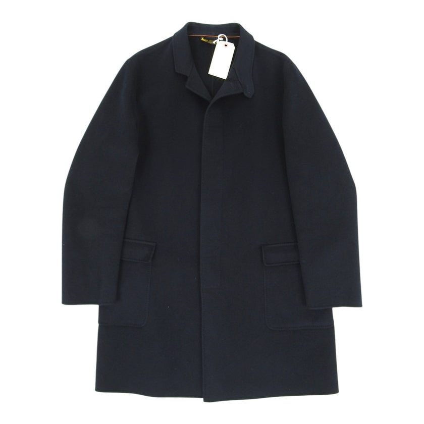 Loro Piana Navy Cashmere Coat Size 58