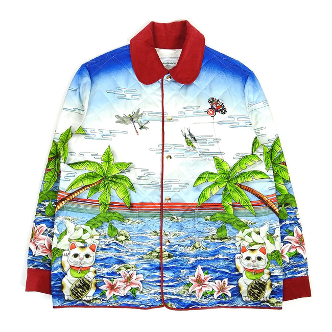 Casablanca Printed Quilted Jacket Size XXL