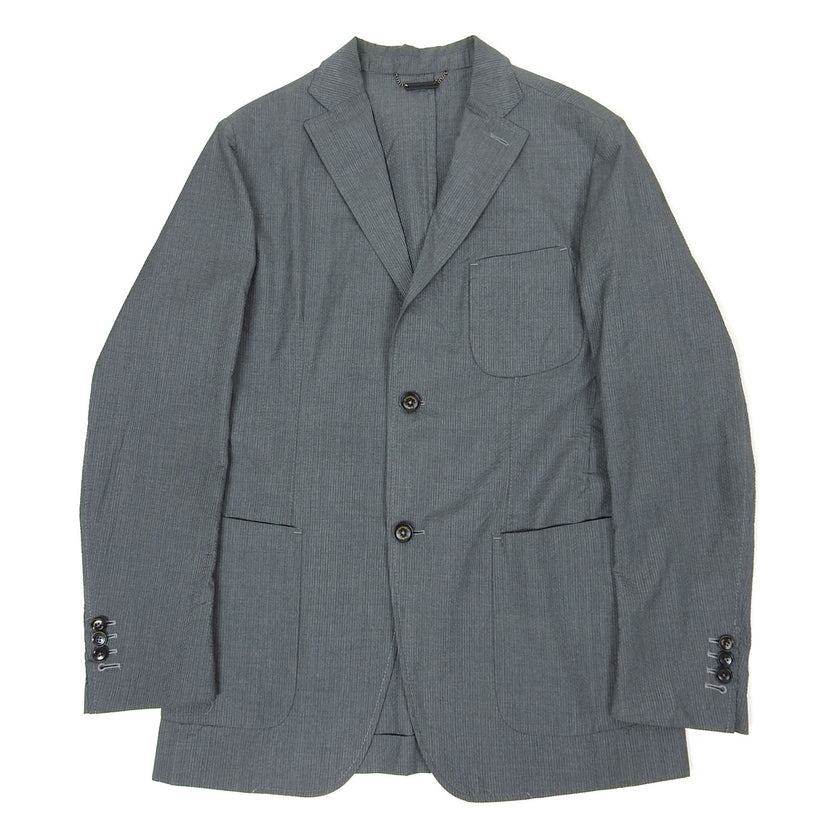 Z Zegna Seersucker Blazer Size 50