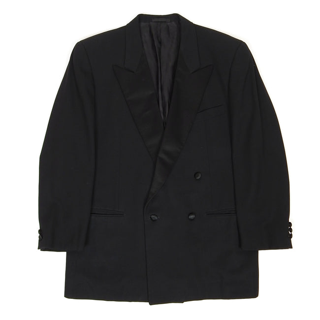 Zegna Vintage Double Breasted Tuxedo Jacket Size 48