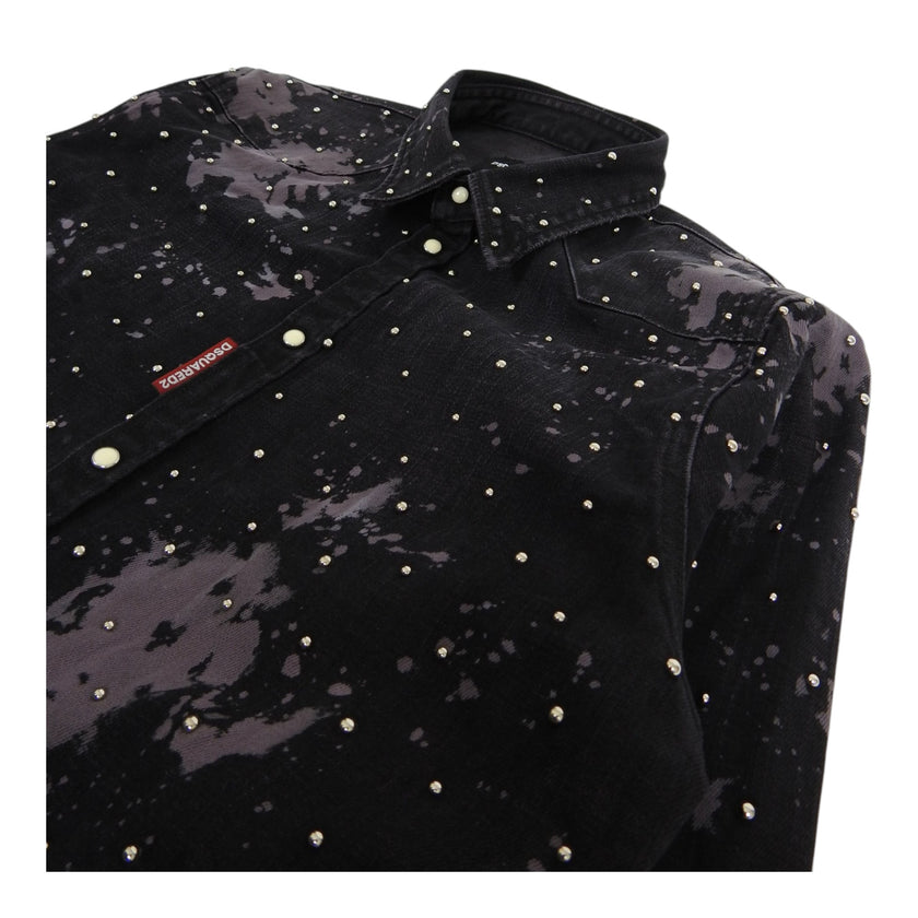 DSquared2 S/S'23 Denim Western Shirt Size 46