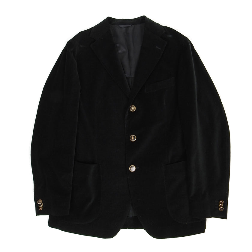 Doppiaa Velour Blazer Size 50