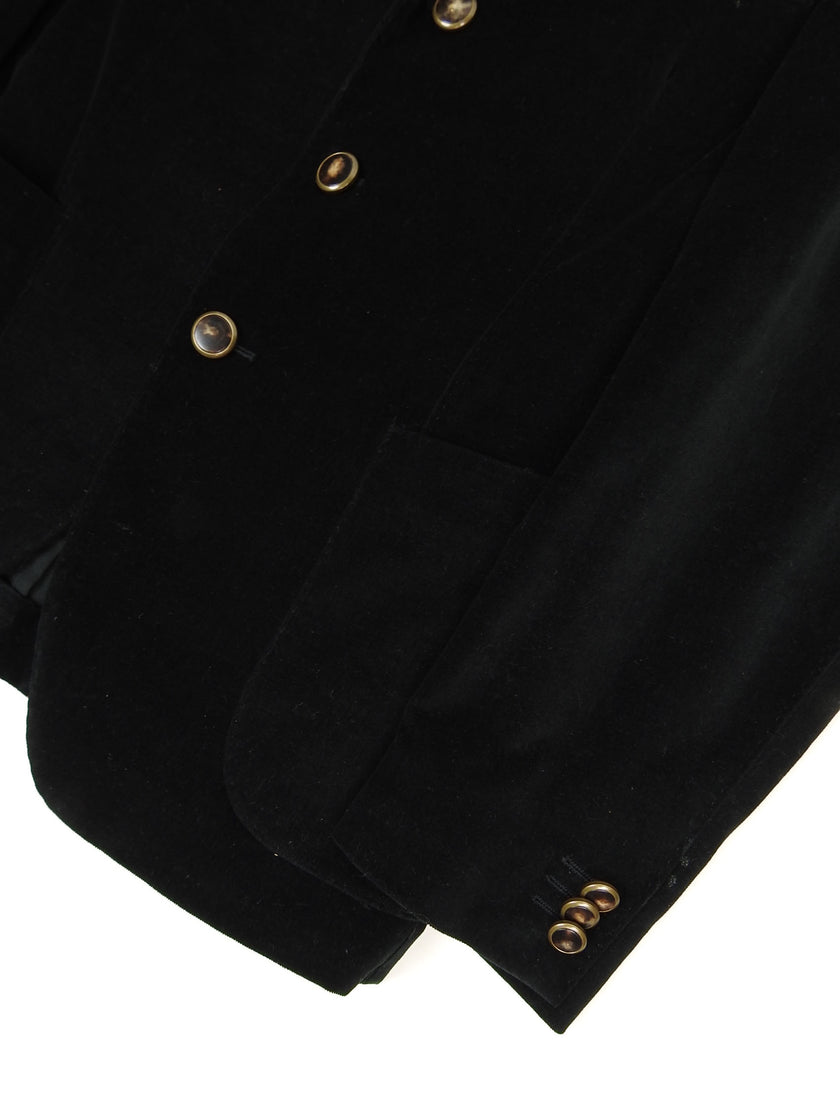 Doppiaa Velour Blazer Size 50
