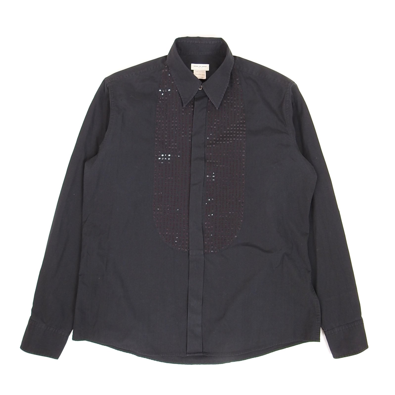 Dries Van Noten Sequin Dress Shirt Size 52