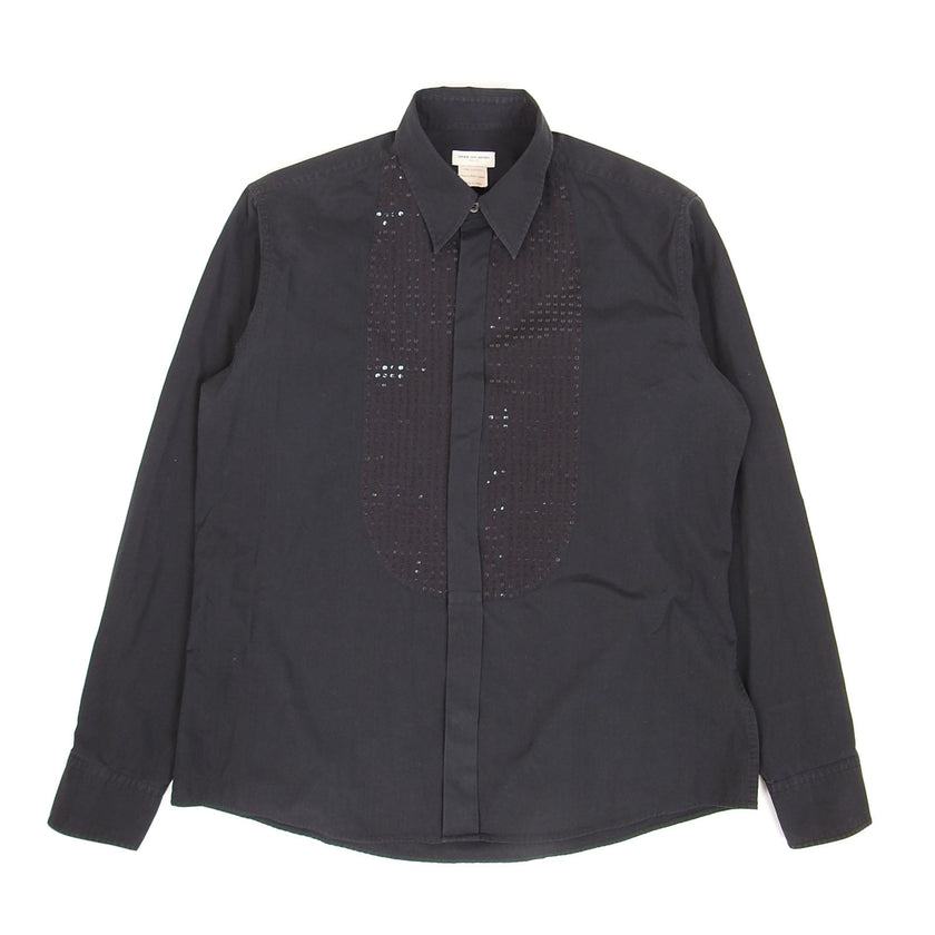 Dries Van Noten Sequin Dress Shirt Size 52