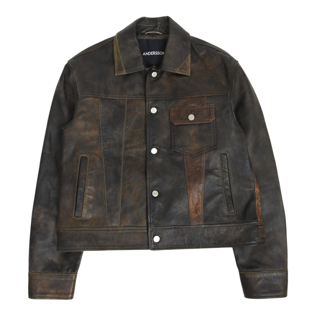Andersson Bell Lamb Leather Jacket Size Small