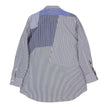 Alexander McQueen Patchwork Multi-Stripe Dress Shirt size 17