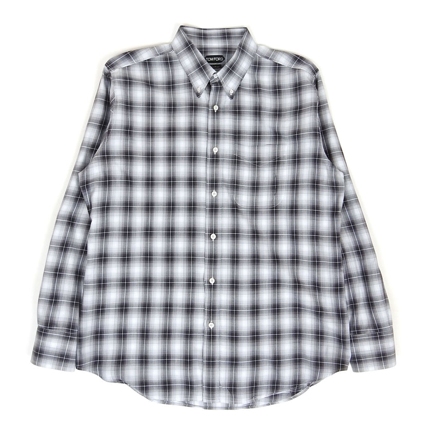 Tom Ford Plaid Shirt Size 42