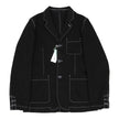 Comme des Garcons SHIRT black Contrast Stitch Blazer size Large