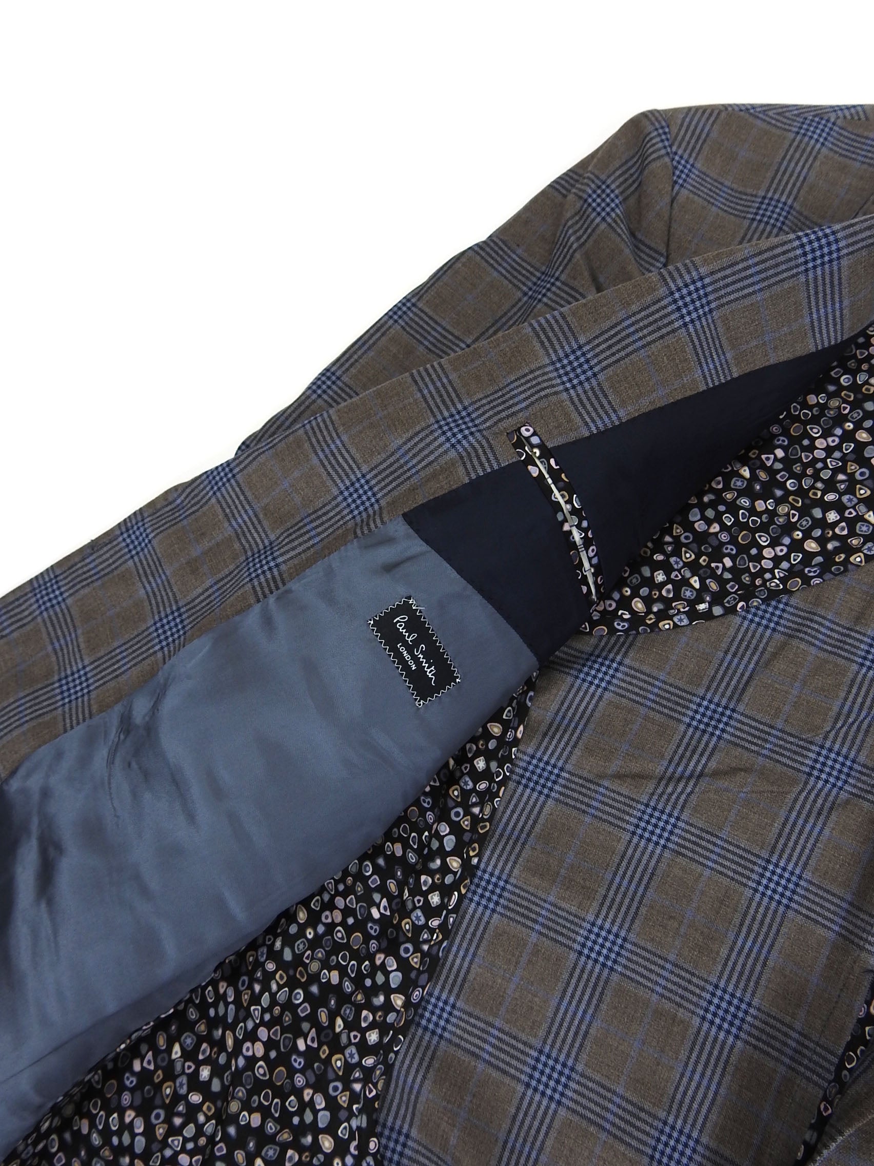 Paul Smith Check Wool Blazer Size 52