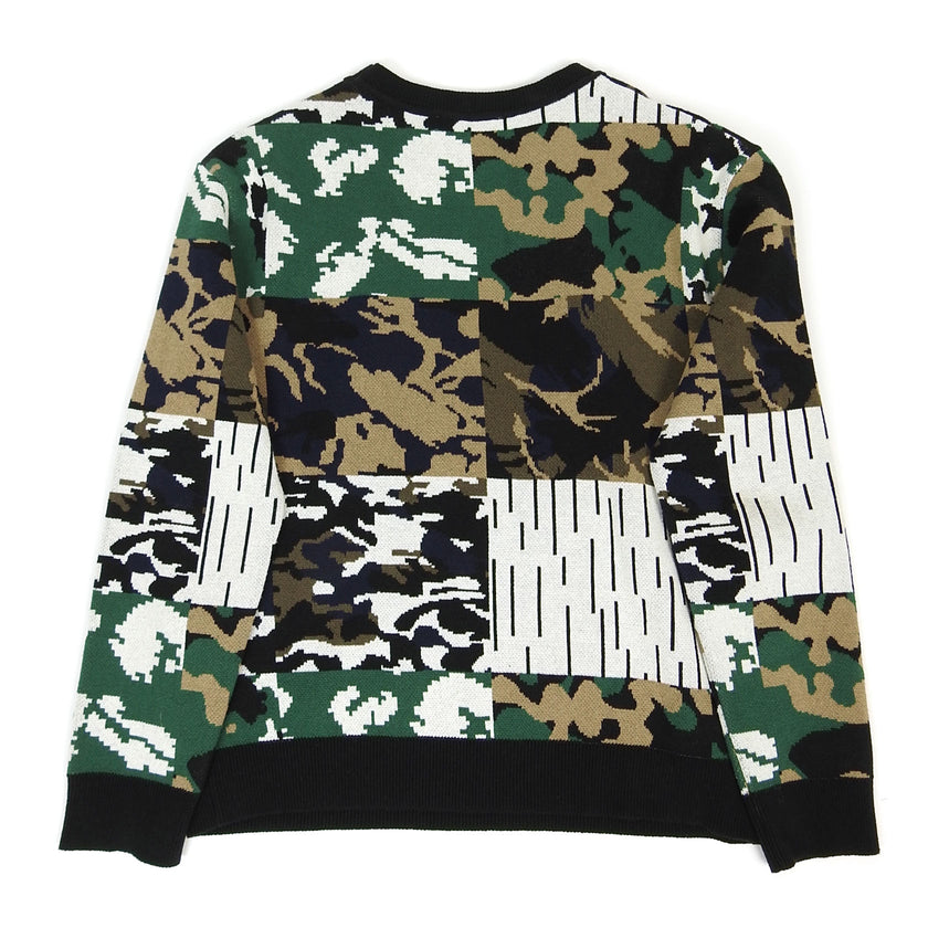 Gosha Rubchinskiy Patch Camo Sweater Size Medium