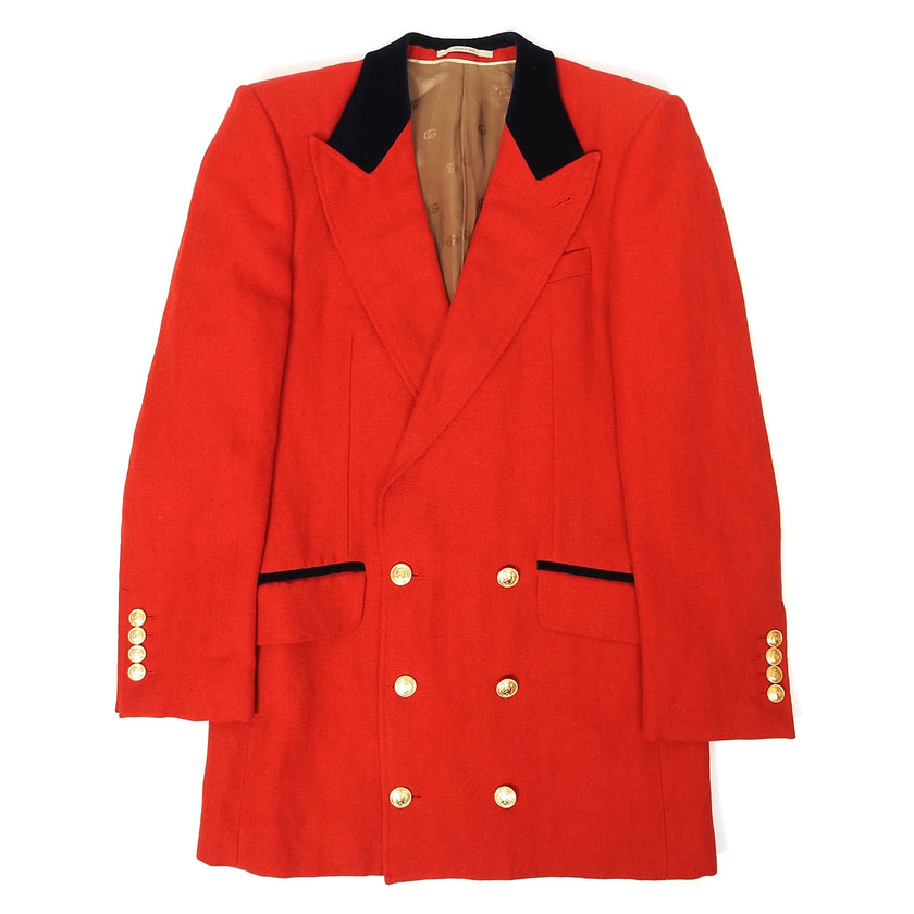 Gucci Double Breasted Jacket Size 46