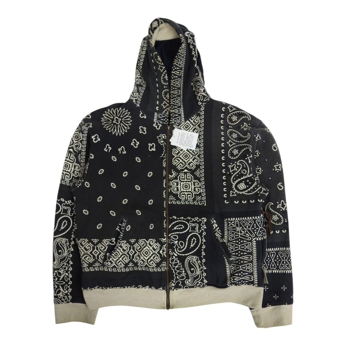 Kapital Bandana Zip Hoodie Size 3
