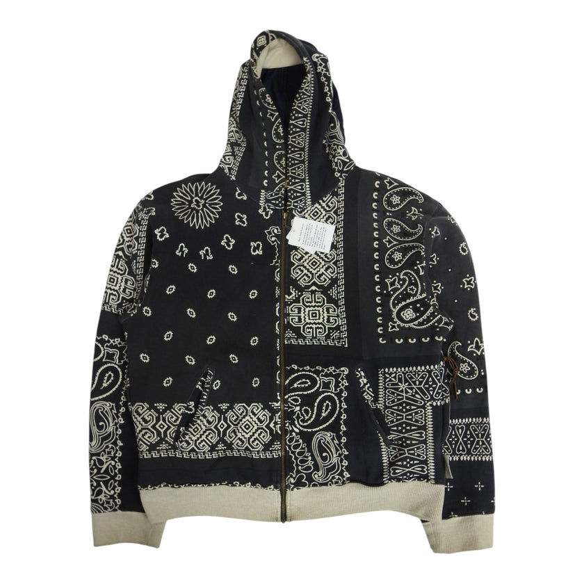 Kapital Bandana Zip Hoodie Size 3