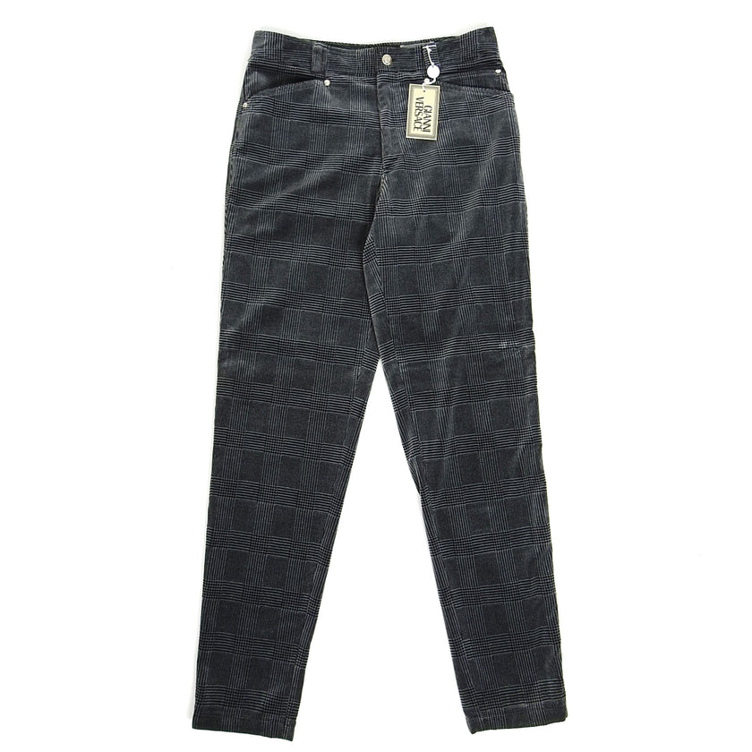 Gianni Versace Vintage Velour Trousers Size 50
