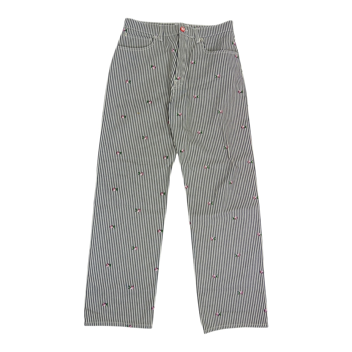 Kenzo Striped Floral Denim Size 30