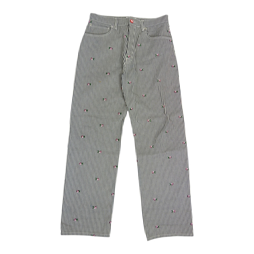 Kenzo Striped Floral Denim Size 30