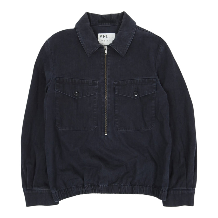 MHL 1/2 Zip Pop Over Shirt Size XS