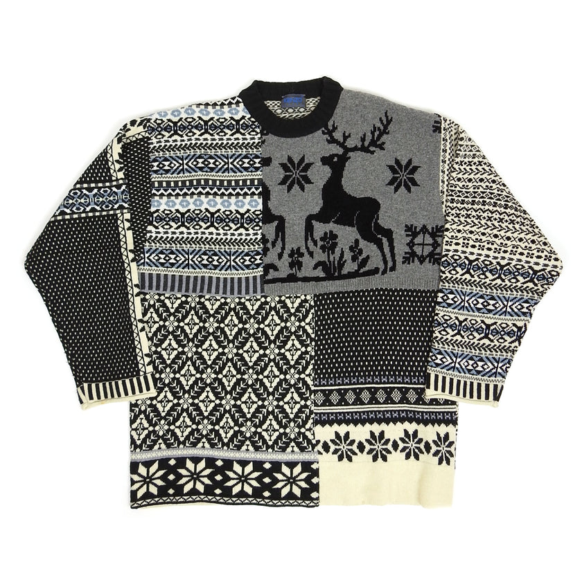 Kenzo Patchwork Sweater Size Large