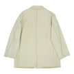 Jil Sander cream Leather Jacket size 50