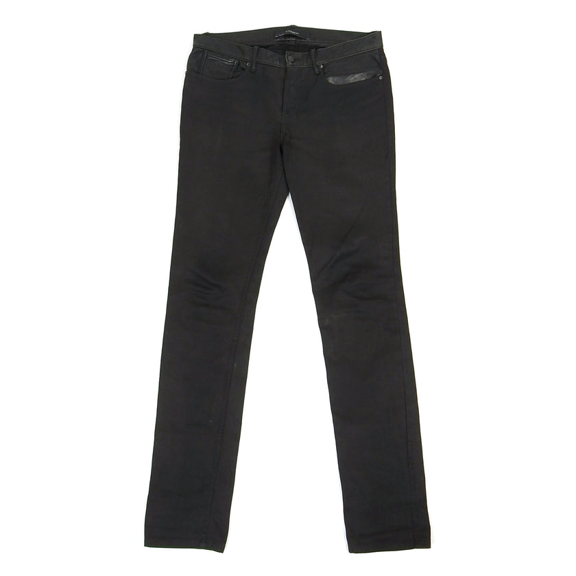 Givenchy Leather Trimmed Jeans Size 30