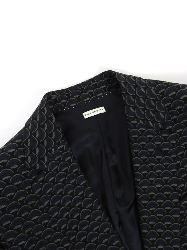 Dries Van Noten Patterned 2 Piece Suit Size 48
