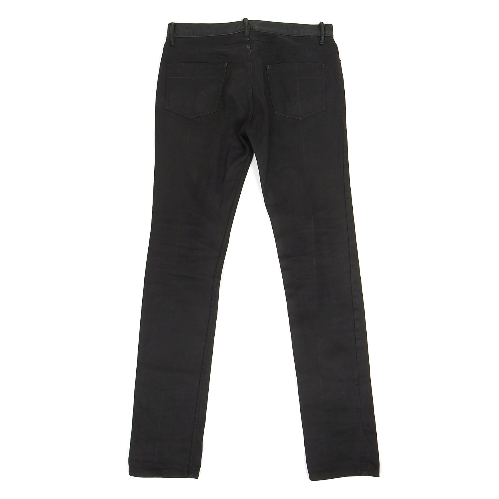 Givenchy Leather Trimmed Jeans Size 30
