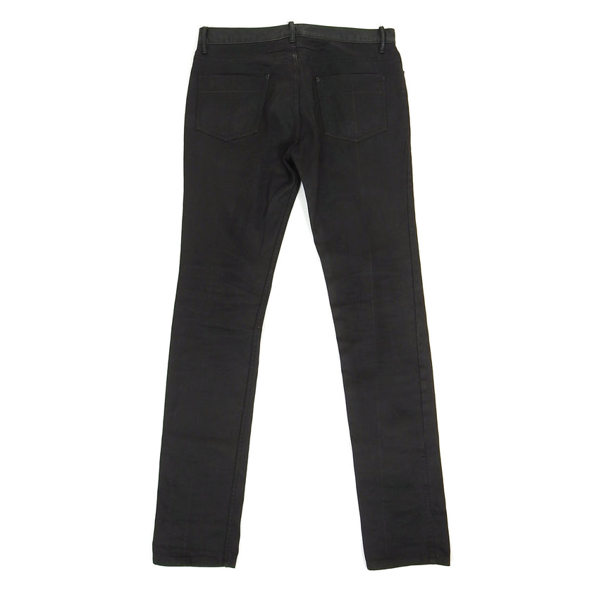 Givenchy Leather Trimmed Jeans Size 30