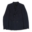 Random Identities 2 Piece Double Breasted Suit Size 52