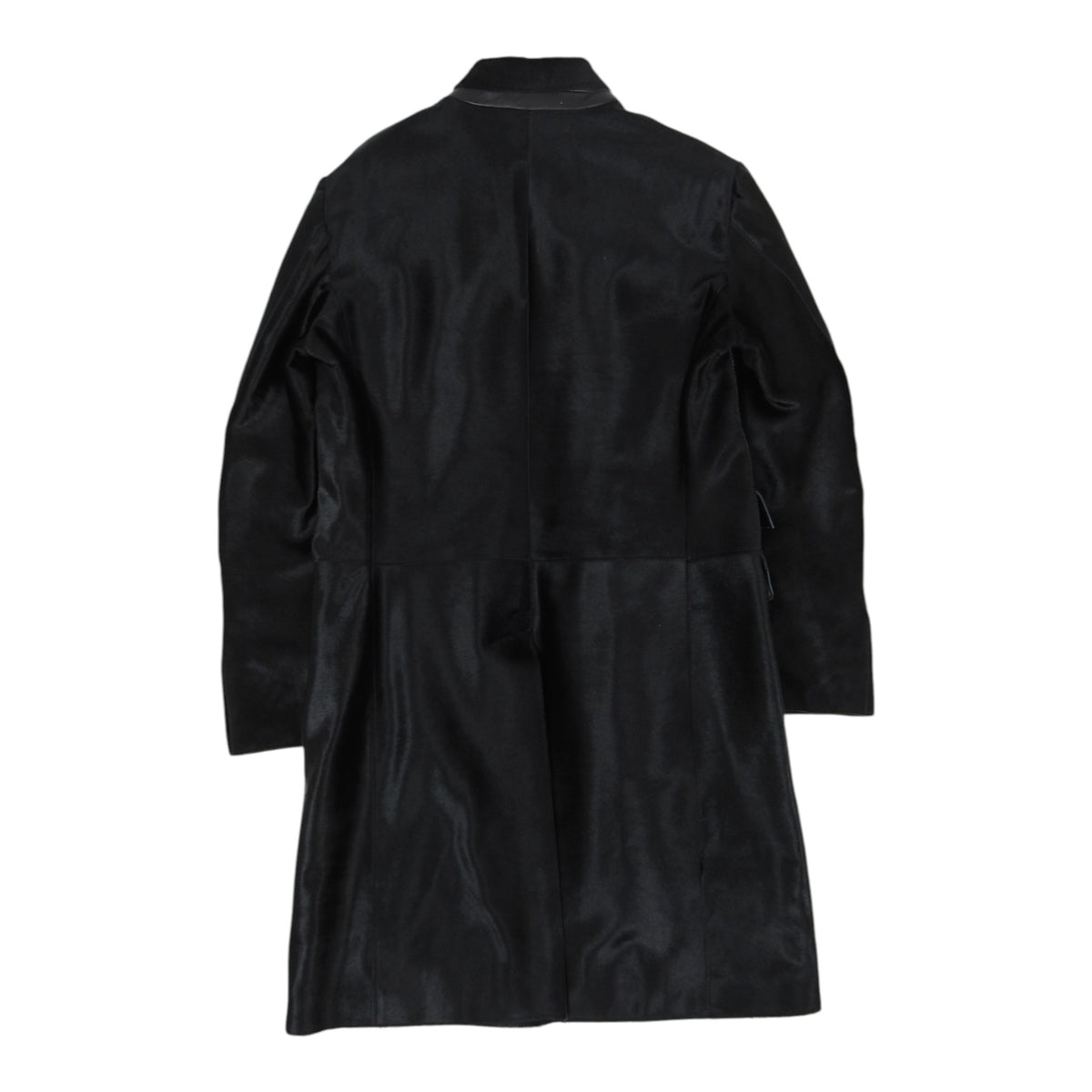 Roberto Cavalli black Ponyhair Coat Size Large