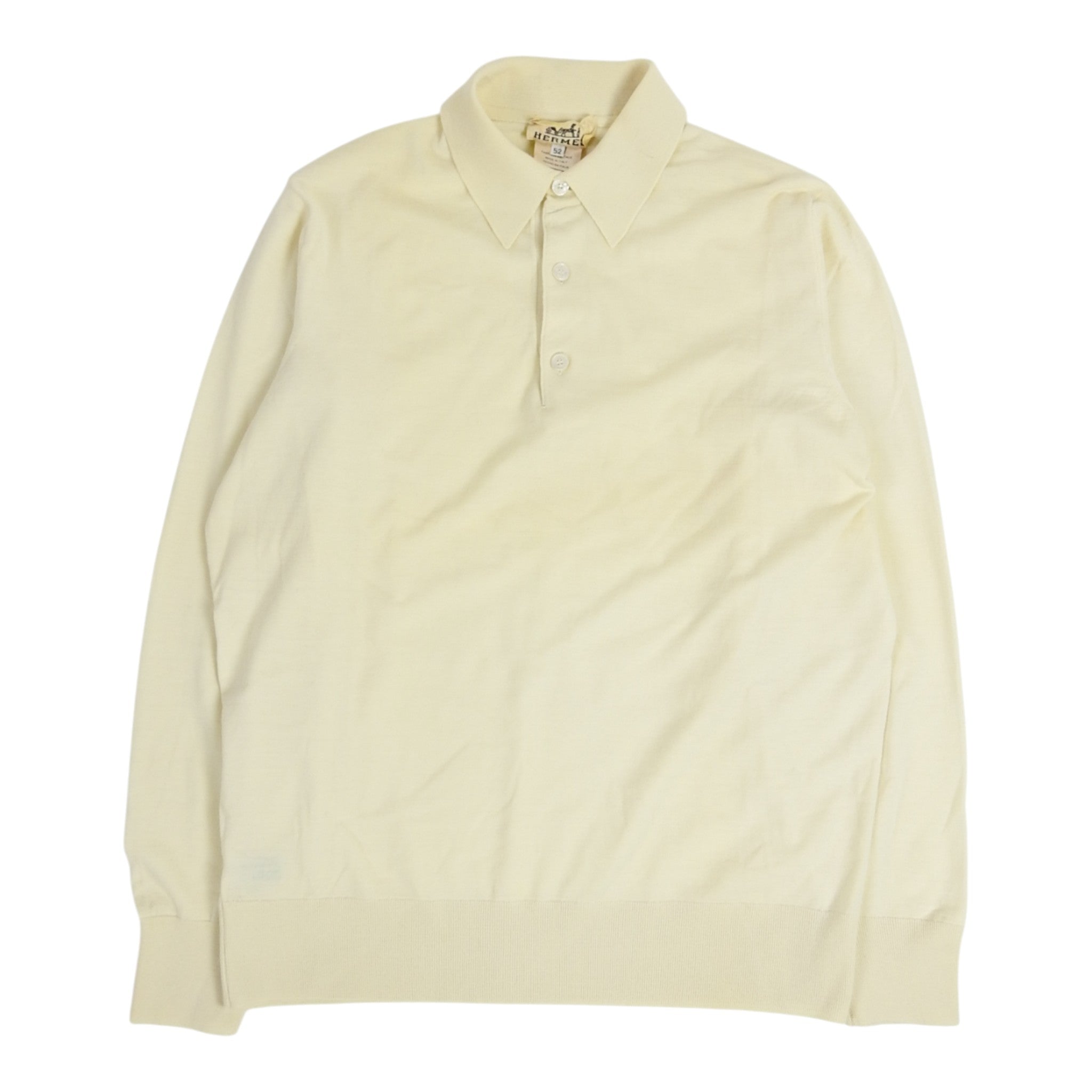 Hermes Knit LS Polo Size 52