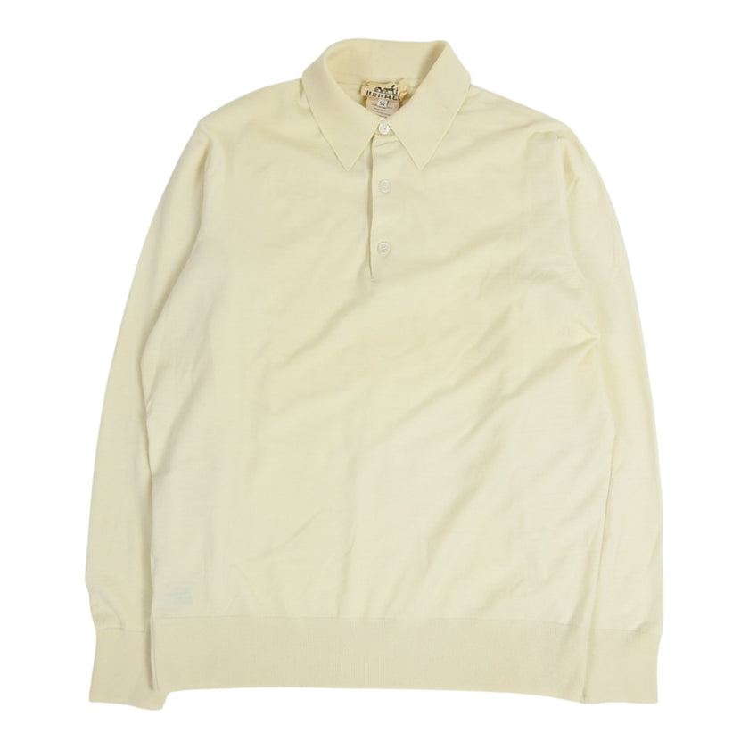 Hermes Knit LS Polo Size 52