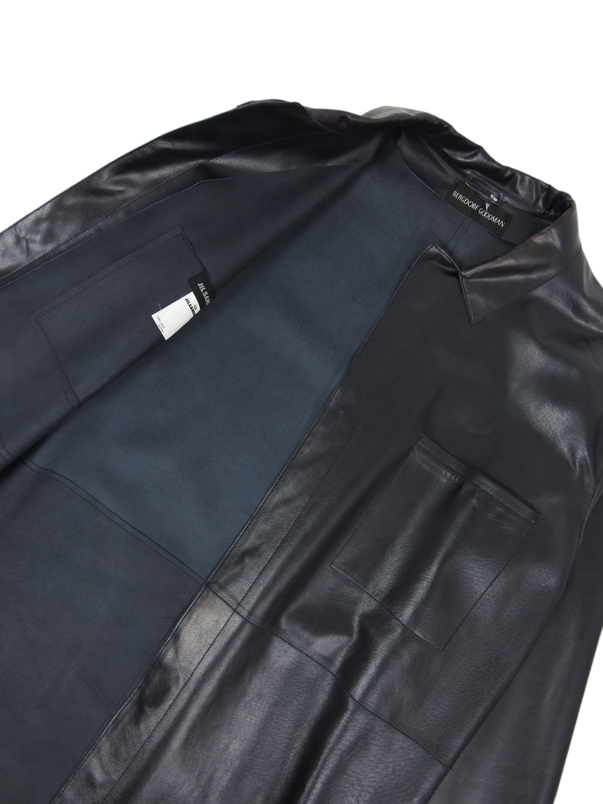 Jil Sander Lasercut Leather Jacket Size 52