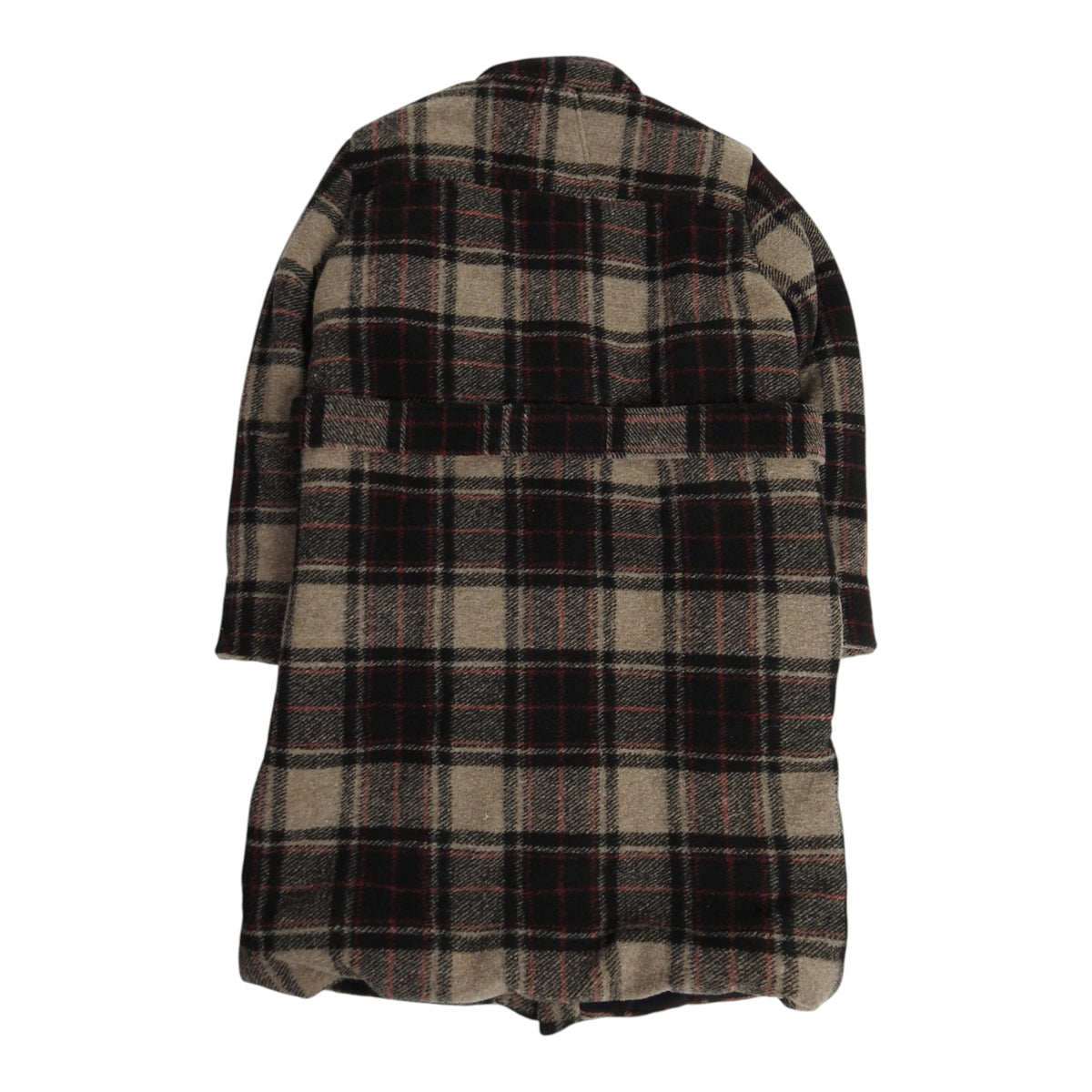 Rhude Plaid Padded Tie Coat Size Large