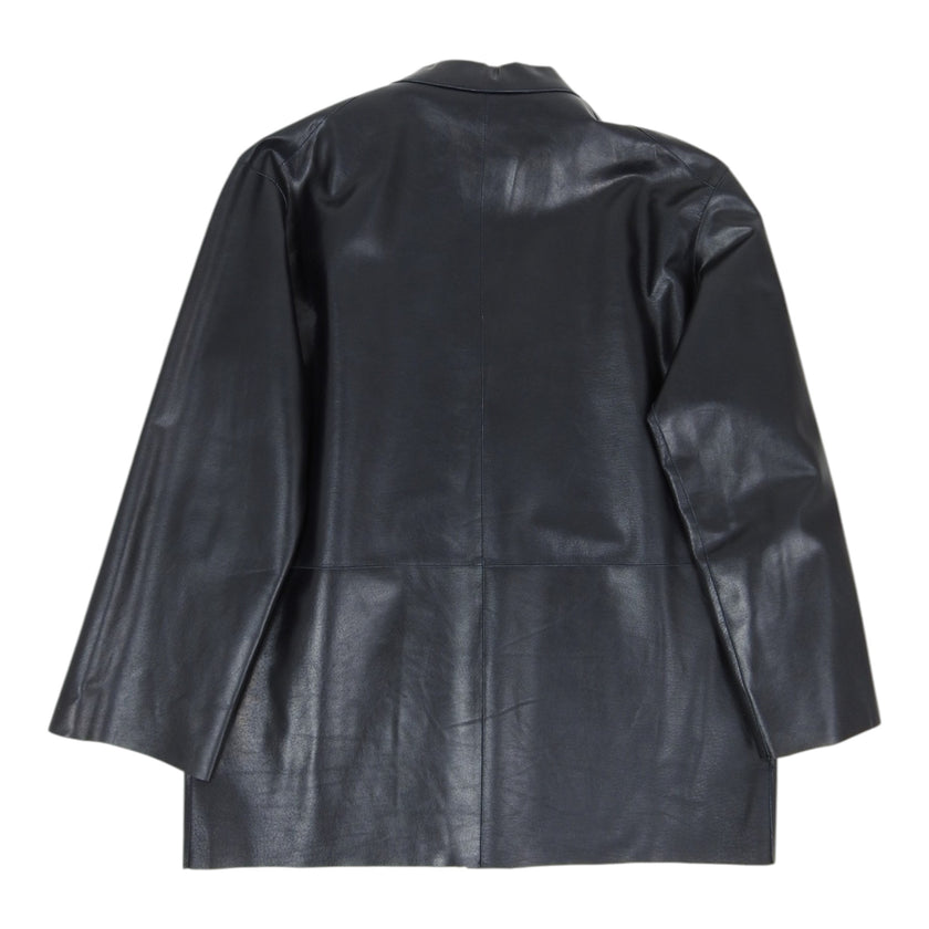 Jil Sander Lasercut Leather Jacket Size 52
