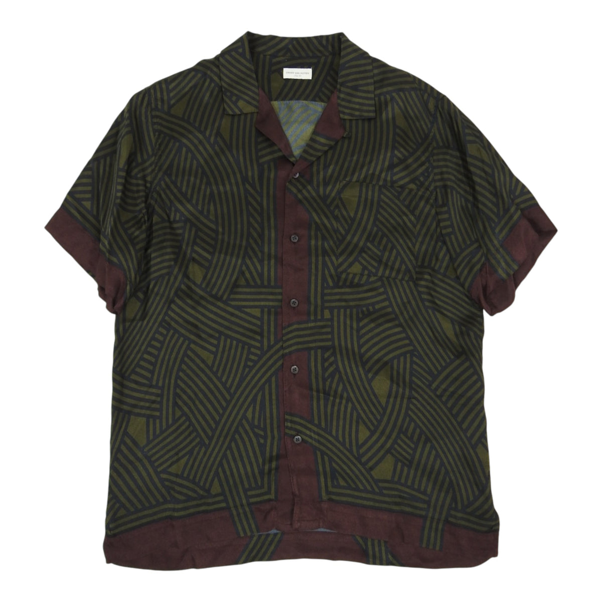 Dries Van Noten Patterned SS Shirt Size 50