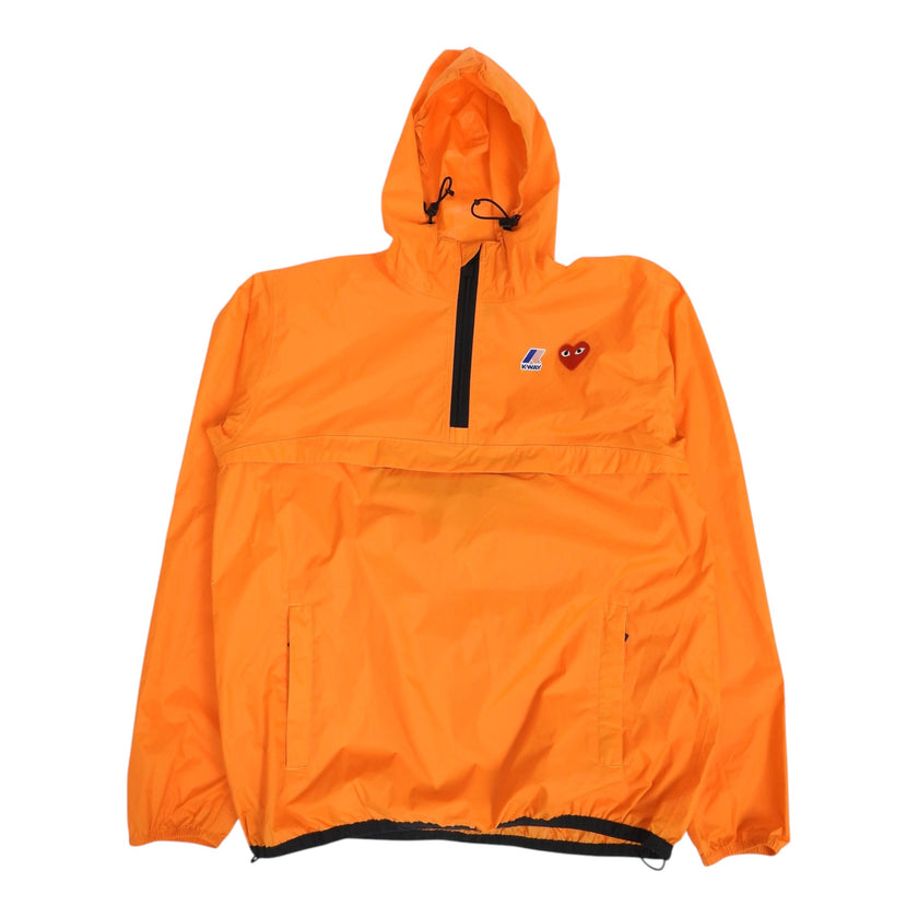 Comme Des Garcons PLAY x K-Way Windbreaker Size Large