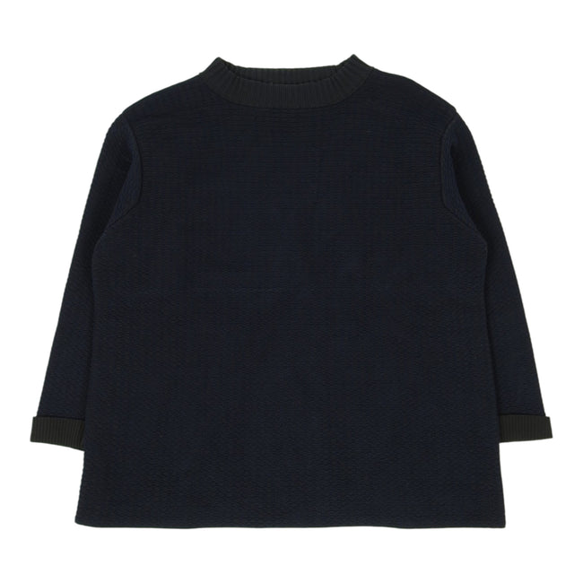 Craig Green black/navy textured crewneck sweater size Small