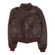 Lost Worlds Leather A-2 Jacket Size 40