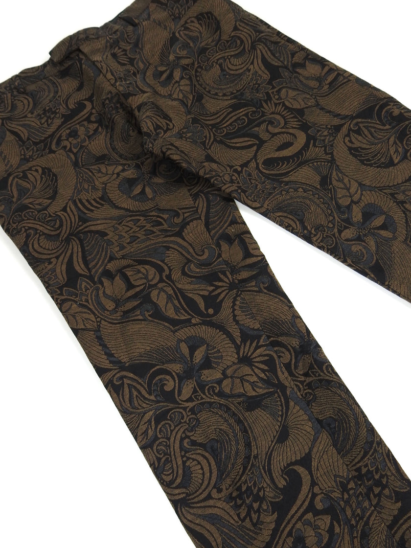 Dries Van Noten Patterned Trousers Size 54
