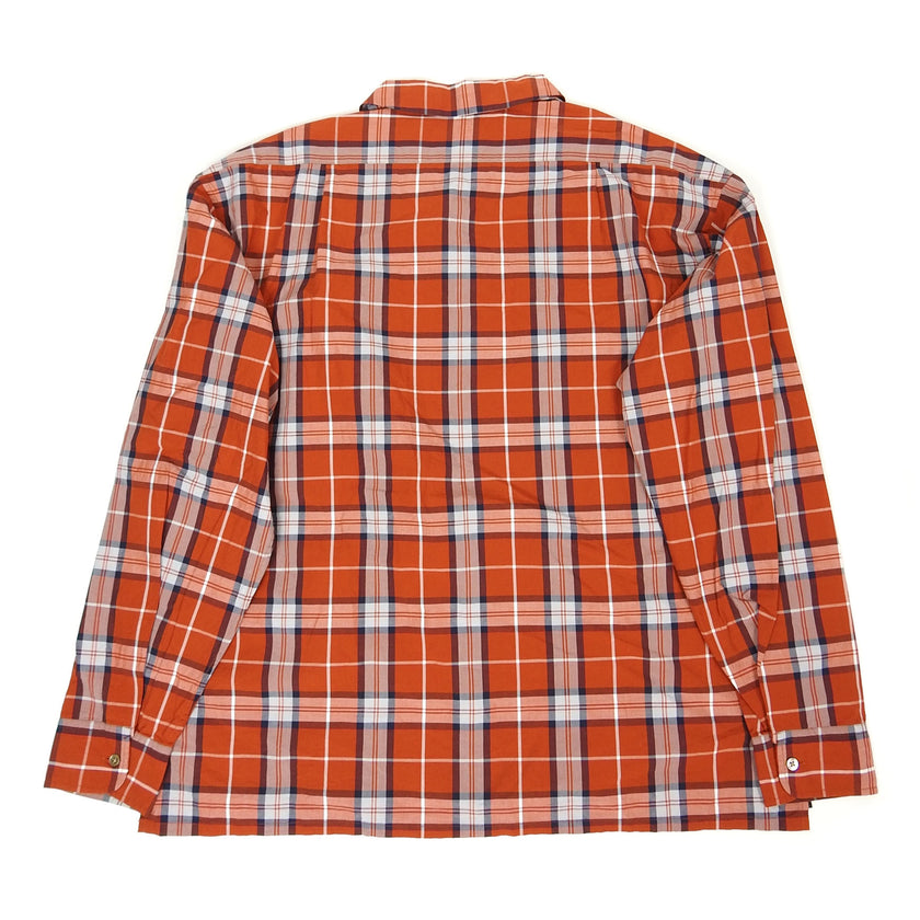Nigel Cabourn Plaid Camp Collar Shirt Size 46