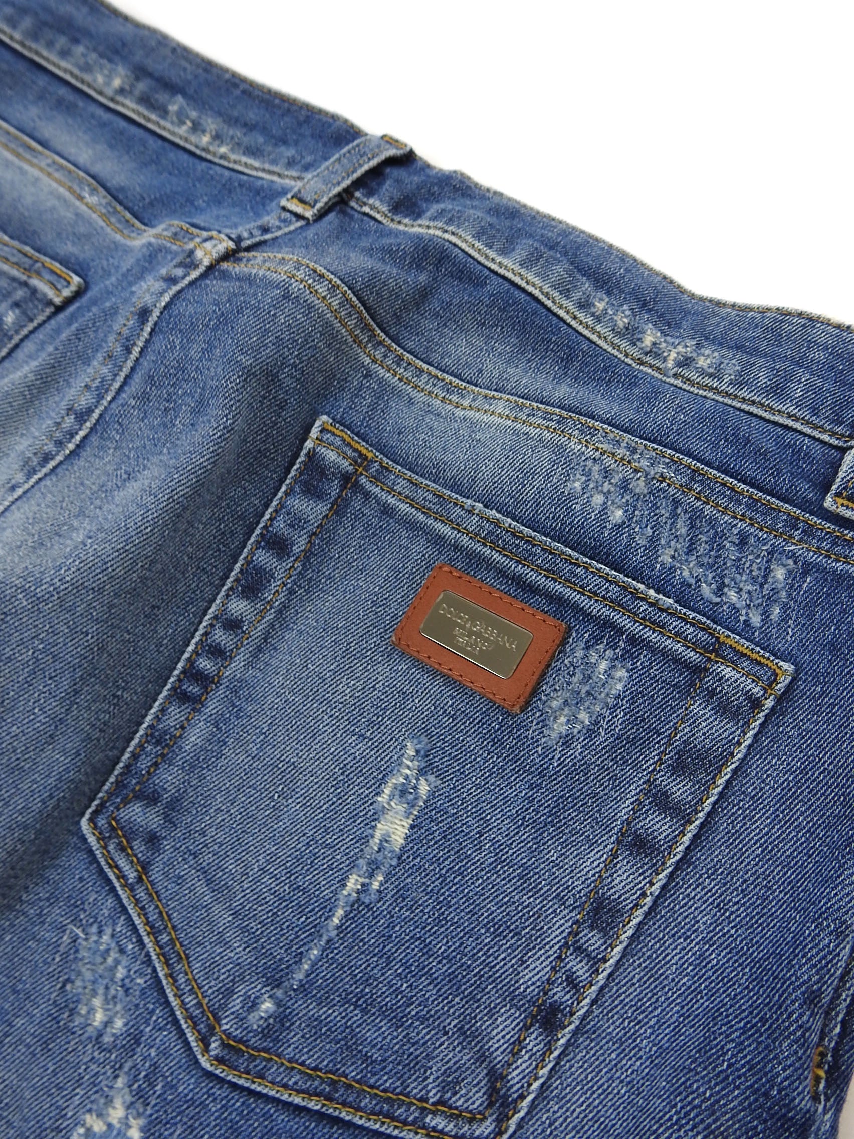 Dolce & Gabbana Distressed Denim Size 50