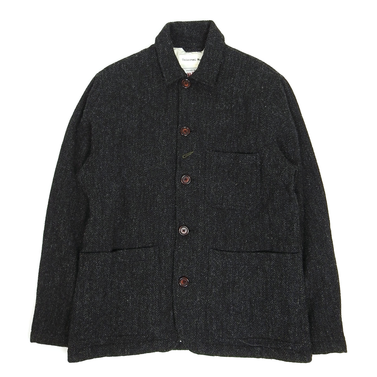 Universal Works Harris Tweed Chore Coat Size XL