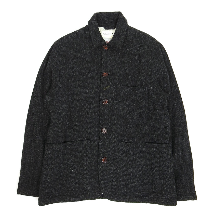 Universal Works Harris Tweed Chore Coat Size XL