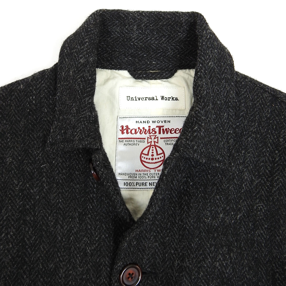 Universal Works Harris Tweed Chore Coat Size XL