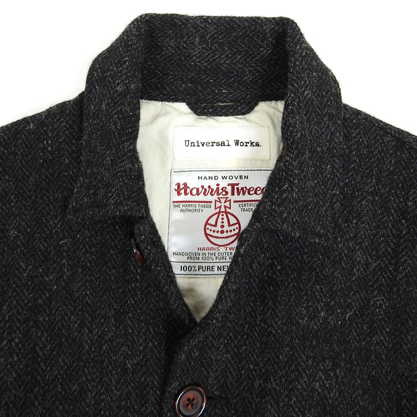 Universal Works Harris Tweed Chore Coat Size XL