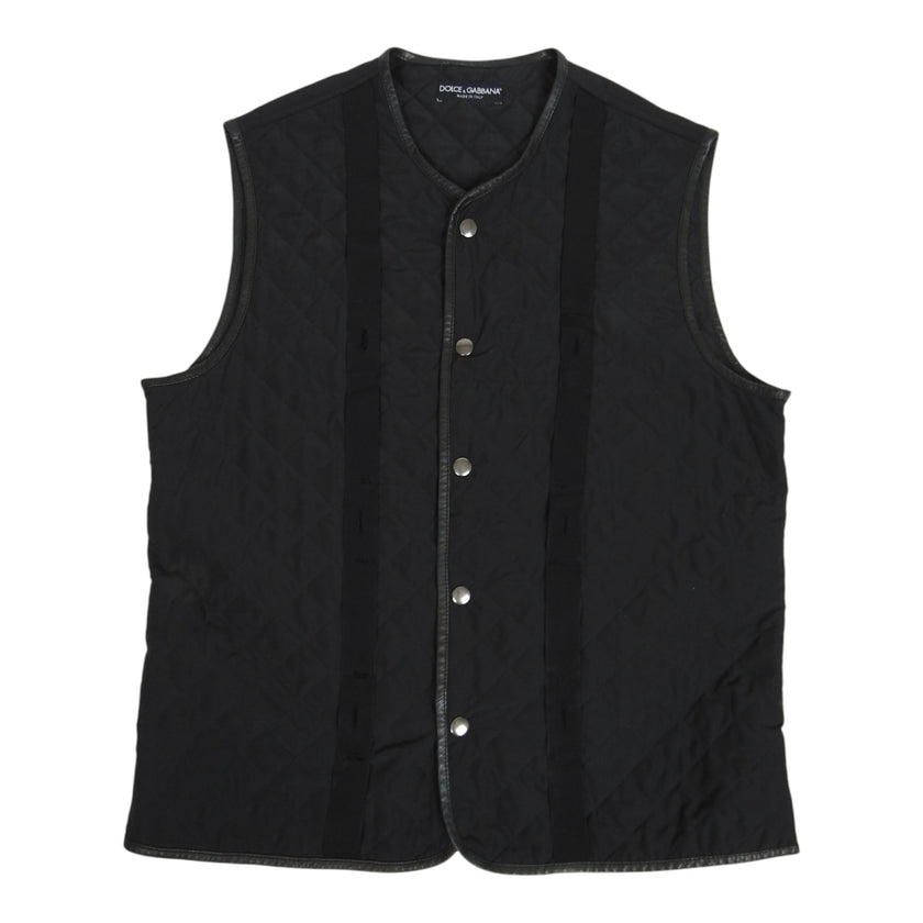 Dolce & Gabbana Quilted Liner Vest Size 56
