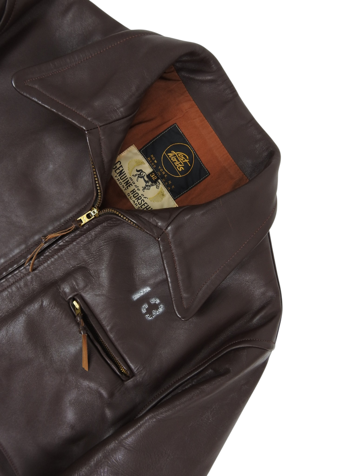 Lost Worlds Horsehide Jacket Size 32