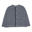 Engineered Garments navy/white Striped Cardigan Size Large