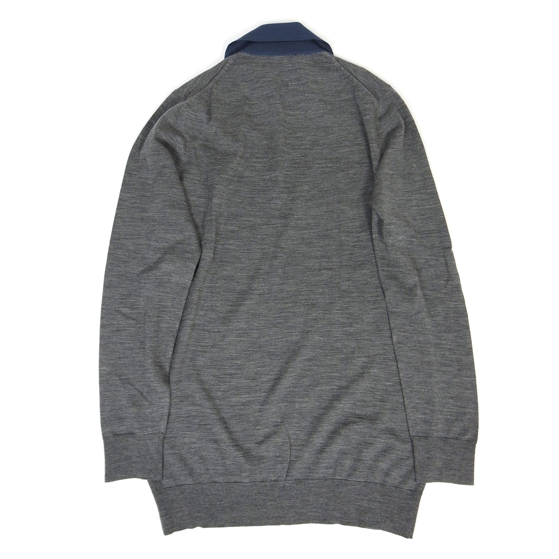 Prada Wool Longsleeve Polo Size 48